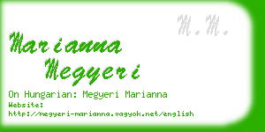 marianna megyeri business card